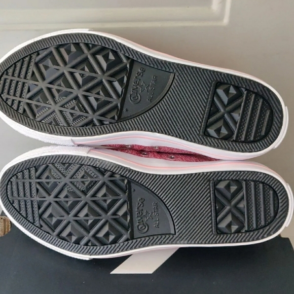 Converse CTAS Maddie ox big girl size 3 color pink  pop/storm - Picture 6 of 6